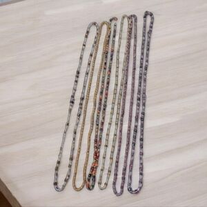 Bundle of 6 multi colored necklace